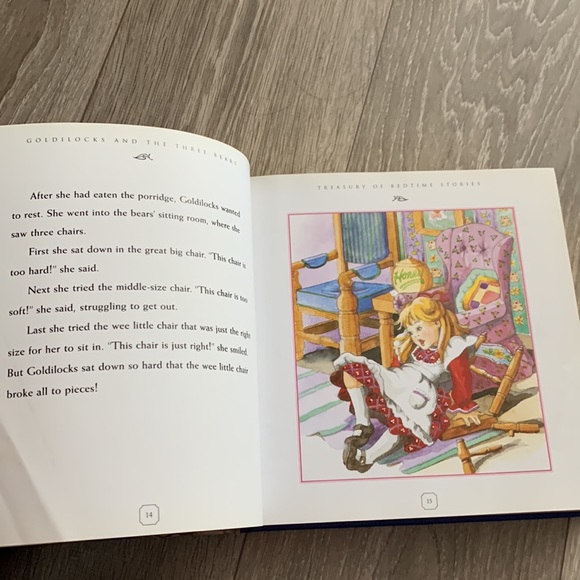 Treasury of Bedtime Stories 2006 Hardcover 16 Children Stories - Picture 4 of 5